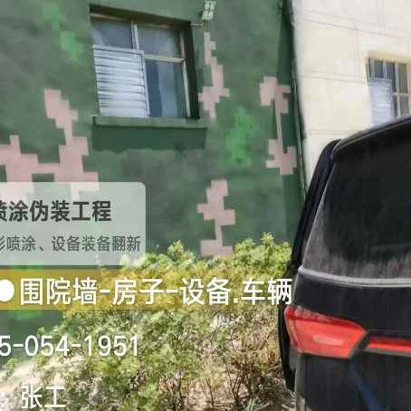 河东数码迷彩漆施工